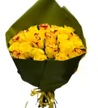 Букет желтых роз Ясно солнышко