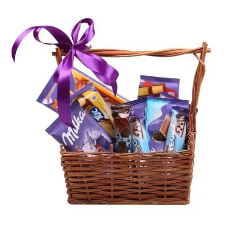 Корзина с шоколадками